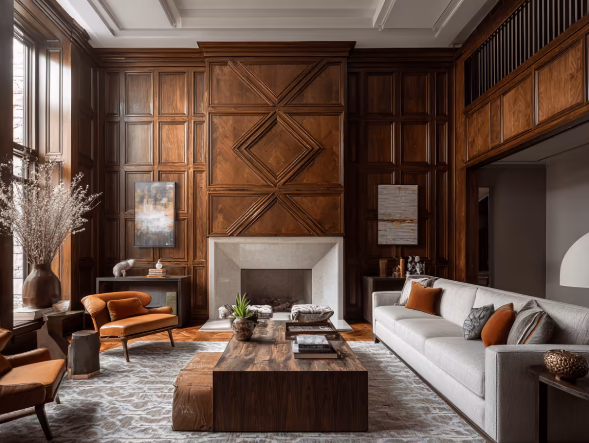 Living Room Accent Wall Techniques That Go Beyond Simple Paint